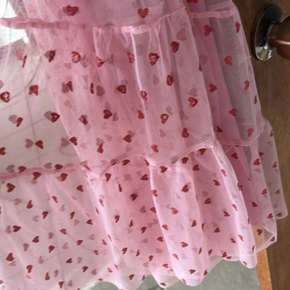 NWT VIRAL BETSEY JOHNSON Valentines Day Classically Pink Mesh Heart Dress TikTok - Picture 12 of 14